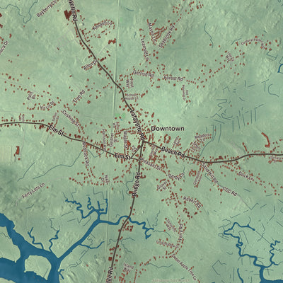 Street and neighborhood detail from the Salisbury, Massachusetts map