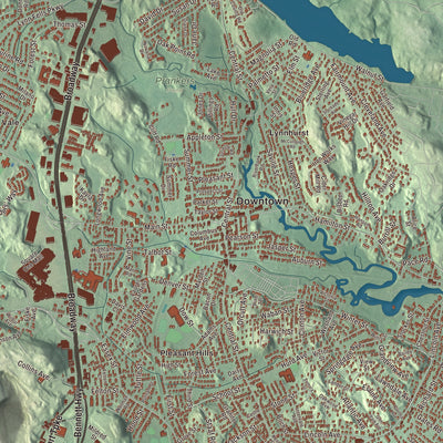 Street and neighborhood detail from the Saugus, Massachusetts map