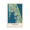 Map of Wellfleet, Massachusetts, 12 x 18 inch unframed archival matte print