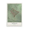 Map of Arlington, Maryland, 12 x 18 inch unframed archival matte print