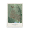 Map of Ashburton, Maryland, 12 x 18 inch unframed archival matte print