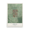 Map of Barclay, Baltimore, Maryland, 12 x 18 inch unframed archival matte print
