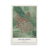 Map of Belair-Edison, Maryland, 12 x 18 inch unframed archival matte print