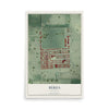 Map of Berea, Maryland, 12 x 18 inch unframed archival matte print