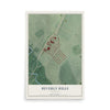 Map of Beverly Hills, Maryland, 12 x 18 inch unframed archival matte print