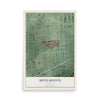 Map of Boyd-Booth, Maryland, 12 x 18 inch unframed archival matte print
