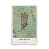 Map of Brewers Hill, Maryland, 12 x 18 inch unframed archival matte print