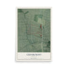 Map of Cedarcroft, Maryland, 12 x 18 inch unframed archival matte print