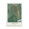 Map of Curtis Bay, Maryland, 12 x 18 inch unframed archival matte print