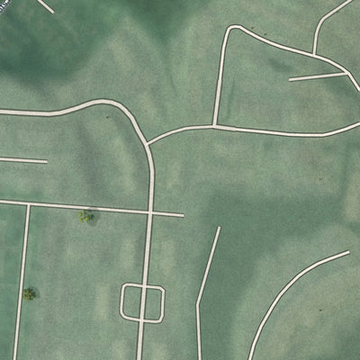 Second close-up of the map of Dickeyville, Maryland print showing more streets and buildings