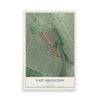 Map of East Arlington, Maryland, 12 x 18 inch unframed archival matte print