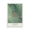 Map of Edgewood, Maryland, 12 x 18 inch unframed archival matte print
