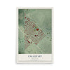 Map of Fallstaff, Maryland, 12 x 18 inch unframed archival matte print