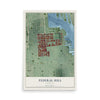 Map of Federal Hill, Maryland, 12 x 18 inch unframed archival matte print