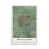 Map of Franklin Square, Maryland, 12 x 18 inch unframed archival matte print