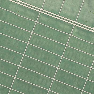Second close-up of the map of Garwyn Oaks, Maryland print showing more streets and buildings