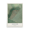 Map of Grove Park, Maryland, 12 x 18 inch unframed archival matte print