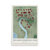 Map of Holabird Industrial Park, Maryland, 12 x 18 inch unframed archival matte print