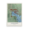 Map of Inner Harbor, Maryland, 12 x 18 inch unframed archival matte print