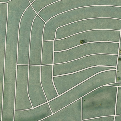 Second close-up of the map of Kenilworth Park, Maryland print showing more streets and buildings