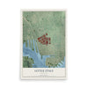 Map of Little Italy, Maryland, 12 x 18 inch unframed archival matte print