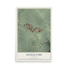 Map of Lucille Park, Maryland, 12 x 18 inch unframed archival matte print