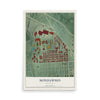 Map of Mondawmin, Maryland, 12 x 18 inch unframed archival matte print