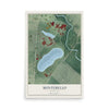 Map of Montebello, Maryland, 12 x 18 inch unframed archival matte print