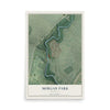 Map of Morgan Park, Maryland, 12 x 18 inch unframed archival matte print