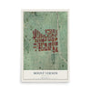 Map of Mount Vernon, Maryland, 12 x 18 inch unframed archival matte print