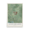 Map of Pleasant View Gardens, Maryland, 12 x 18 inch unframed archival matte print