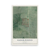 Map of Radnor-Winston, Maryland, 12 x 18 inch unframed archival matte print