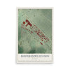 Map of Reisterstown Station, Maryland, 12 x 18 inch unframed archival matte print