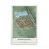 Map of Reservoir Hill, Maryland, 12 x 18 inch unframed archival matte print