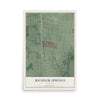 Map of Richnor Springs, Maryland, 12 x 18 inch unframed archival matte print