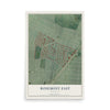 Map of Rosemont East, Maryland, 12 x 18 inch unframed archival matte print
