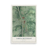 Map of Sabina-Mattfeldt, Maryland, 12 x 18 inch unframed archival matte print