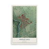 Map of Shipley Hill, Maryland, 12 x 18 inch unframed archival matte print