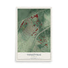 Map of Violetville, Maryland, 12 x 18 inch unframed archival matte print