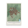 Map of Washington Village-Pigtown, Maryland, 12 x 18 inch unframed archival matte print