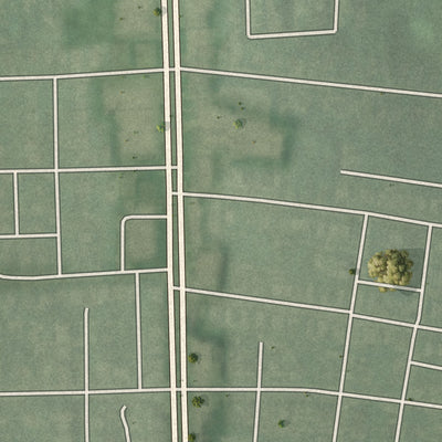 Second close-up of the map of Woodbourne-McCabe, Maryland print showing more streets and buildings