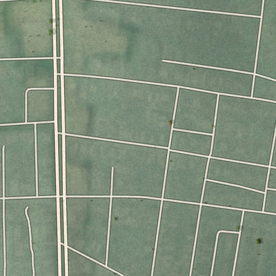 Second close-up of the map of York-Homeland, Maryland print showing more streets and buildings