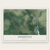 Bishopville, Maryland map print, the full design