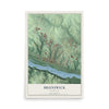 Map of Brunswick, Maryland, 12 x 18 inch unframed archival matte print
