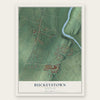 Buckeystown, Maryland map print, the full design