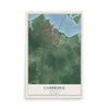 Map of Cambridge, Maryland, 12 x 18 inch unframed archival matte print