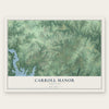 Carroll Manor, Maryland map print, the full design