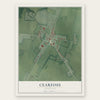 Cearfoss, Maryland map print, the full design