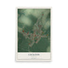 Map of Cecilton, Maryland, 12 x 18 inch unframed archival matte print