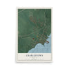 Map of Charlestown, Maryland, 12 x 18 inch unframed archival matte print